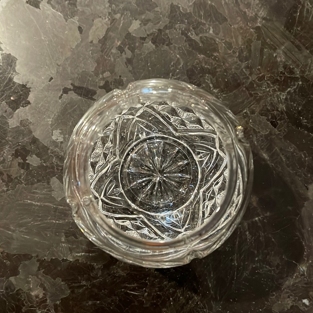 Crystal candle holder